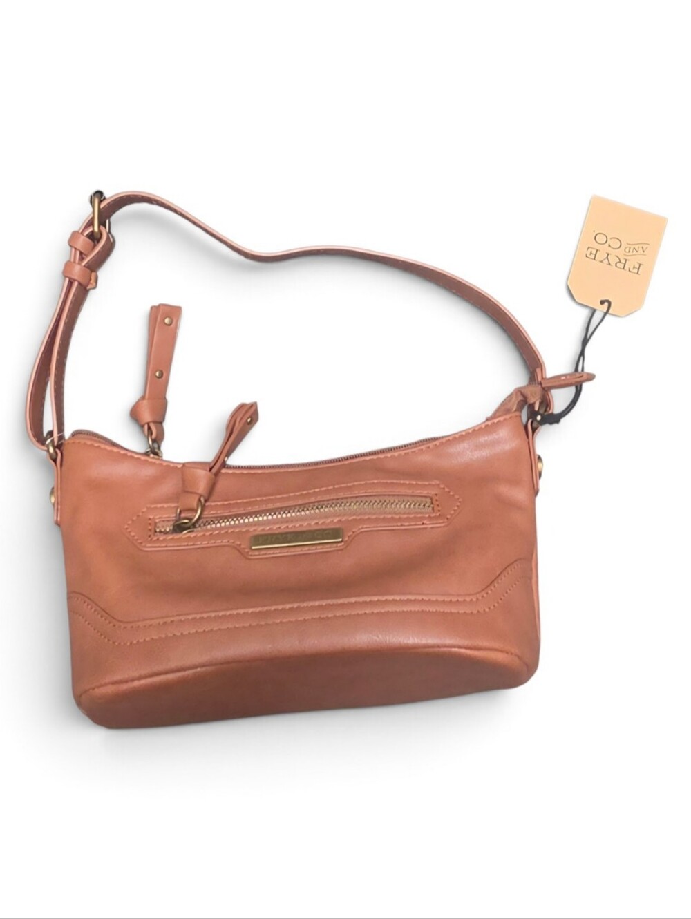 FRYE AND CO Cognac Shoulder Bag